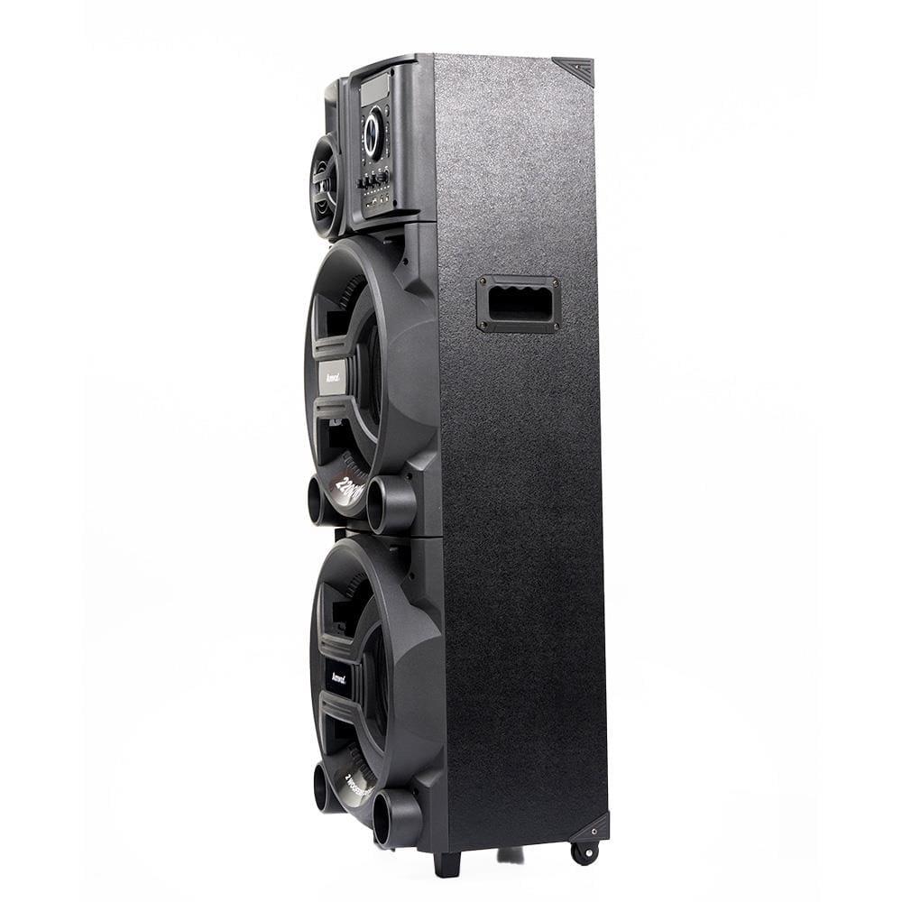 Caixa Amplificadora Amvox Pesadão Black ACA 2201 com Bluetooth, Entradas USB, Microfone e Instrumentos - 2200W - 6