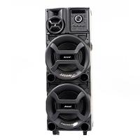 Caixa Amplificadora Amvox Pesadão Black ACA 2201 com Bluetooth, Entradas USB, Microfone e Instrumentos - 2200W - 2