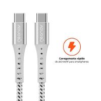 Cabo USB-C ESC06WT em Nylon Trançado Geonav – 1,2 metro - 5