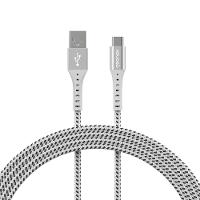 Cabo USB-C ESC05WT em Nylon Trançado Geonav – 1,2 metro - 1