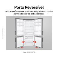 Geladeira LG Frost Free Inverse Conectividade Inteligente Inox Look - 451L - 8