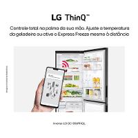 Geladeira LG Frost Free Inverse Conectividade Inteligente Preta - 451L - 9
