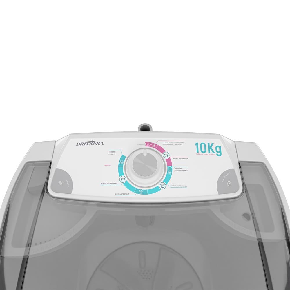 Tanquinho de Roupas Britânia 10kg BLR03 Semiautomático - Branco - 9