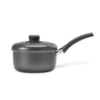 Espagueteira Multiflon Versatil com Tampa Preta - 14cm - 2