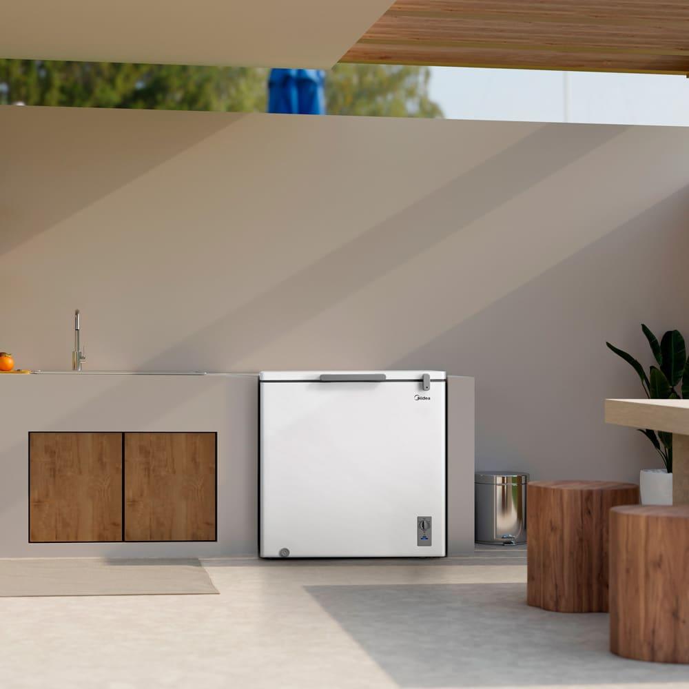 Freezer Horizontal Midea MDRC280 200 litros - Branco - 7