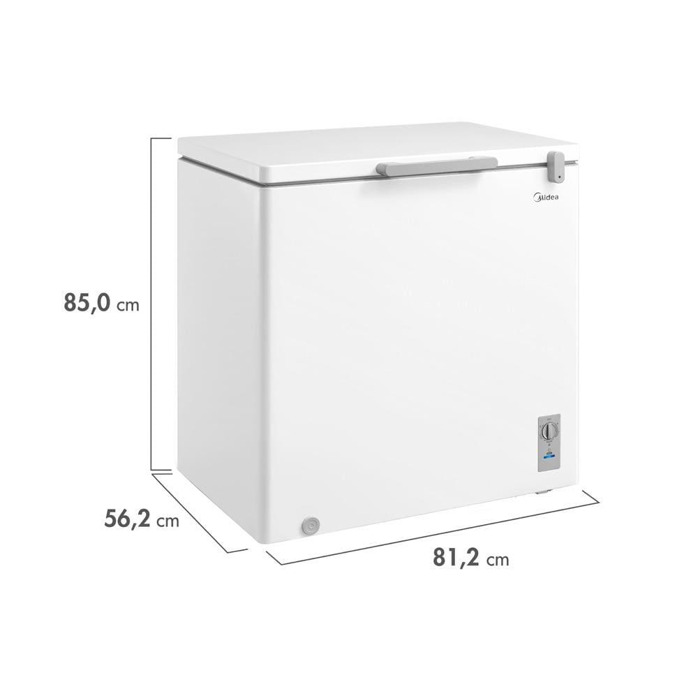 Freezer Horizontal Midea MDRC280 200 litros - Branco - 13