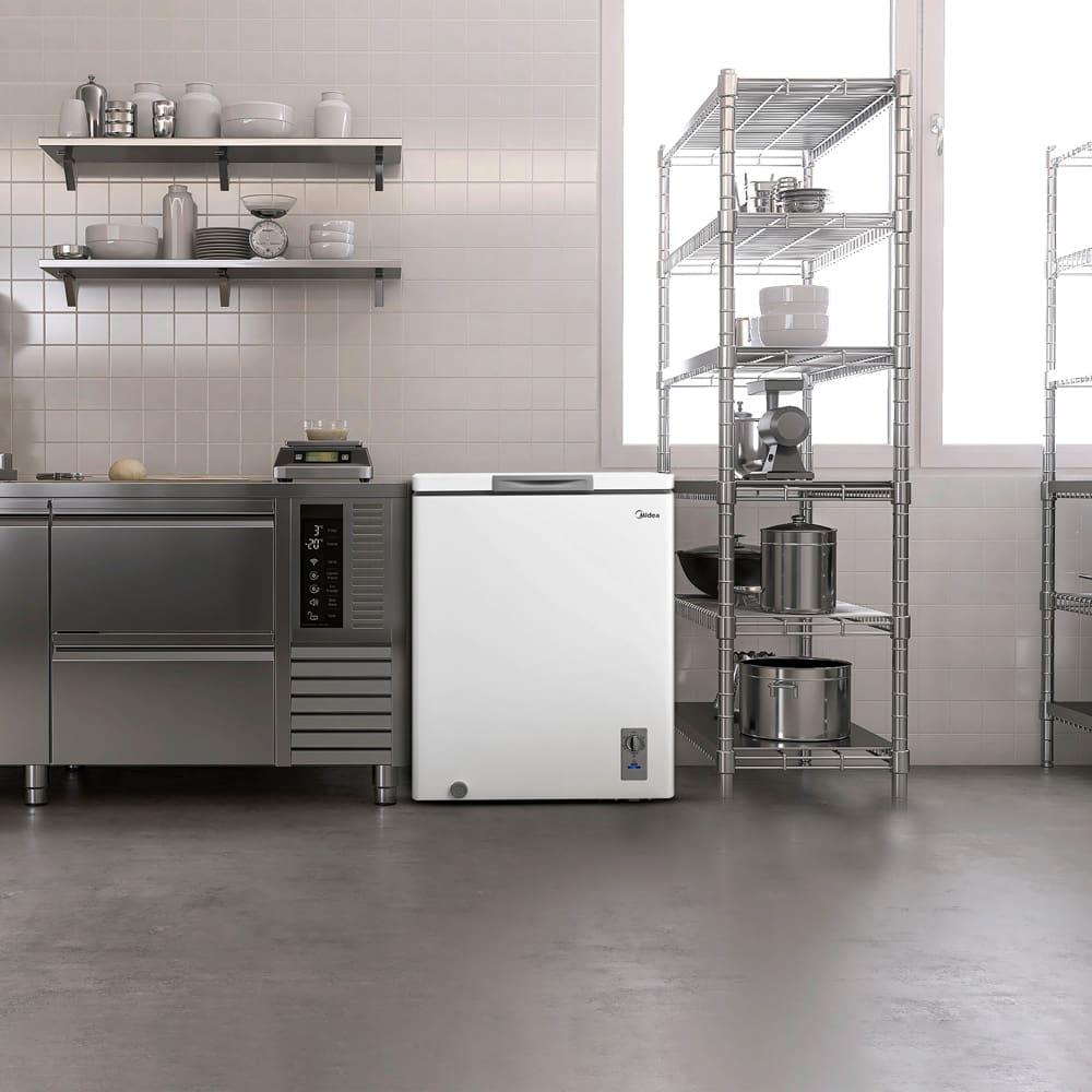 Freezer Horizontal Midea MDRC207 145 litros - Branco - 5