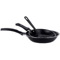 Conjunto de Frigideiras Multiflon Essencial com Revestimento Antiaderente Preta - 2 Peças - 1