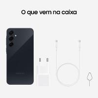 Smartphone Samsung Galaxy A55 5G Azul Escuro 256GB, 8GB RAM, Tela Super AMOLED 6.6", Câmera Tripla Traseira de até 50MP e Selfie de 32MP - 9
