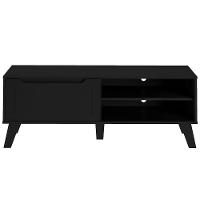 Rack Artely Lotus com 134 cm de Largura, 1 Porta Basculante, Ideal para TV de Até 60”