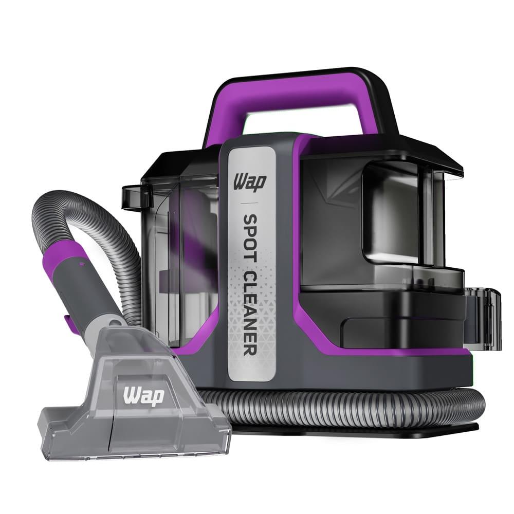 Extratora de Sujeiras Portátil WAP Spot Cleaner W3 1450W 3 em 1 para Tapetes, Carpetes, Estofados e Colchões – Cinza e Roxo - 1