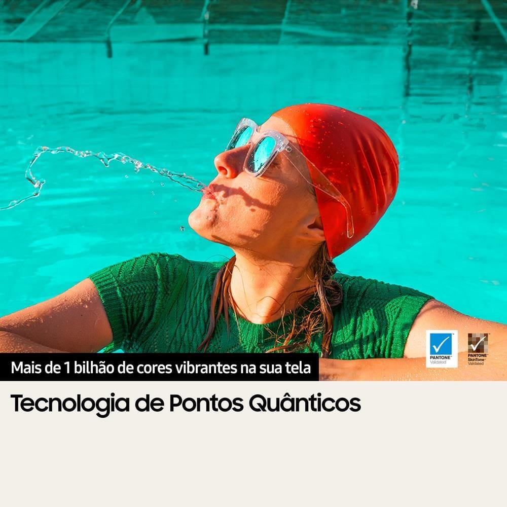 Smart TV 55" QLED 4K Samsung 55Q60D, Tecnologia de Pontos Quânticos, Design AirSlim, Gaming Hub, AI Energy Mode, Som em Movimento Virtual, Alexa - 4