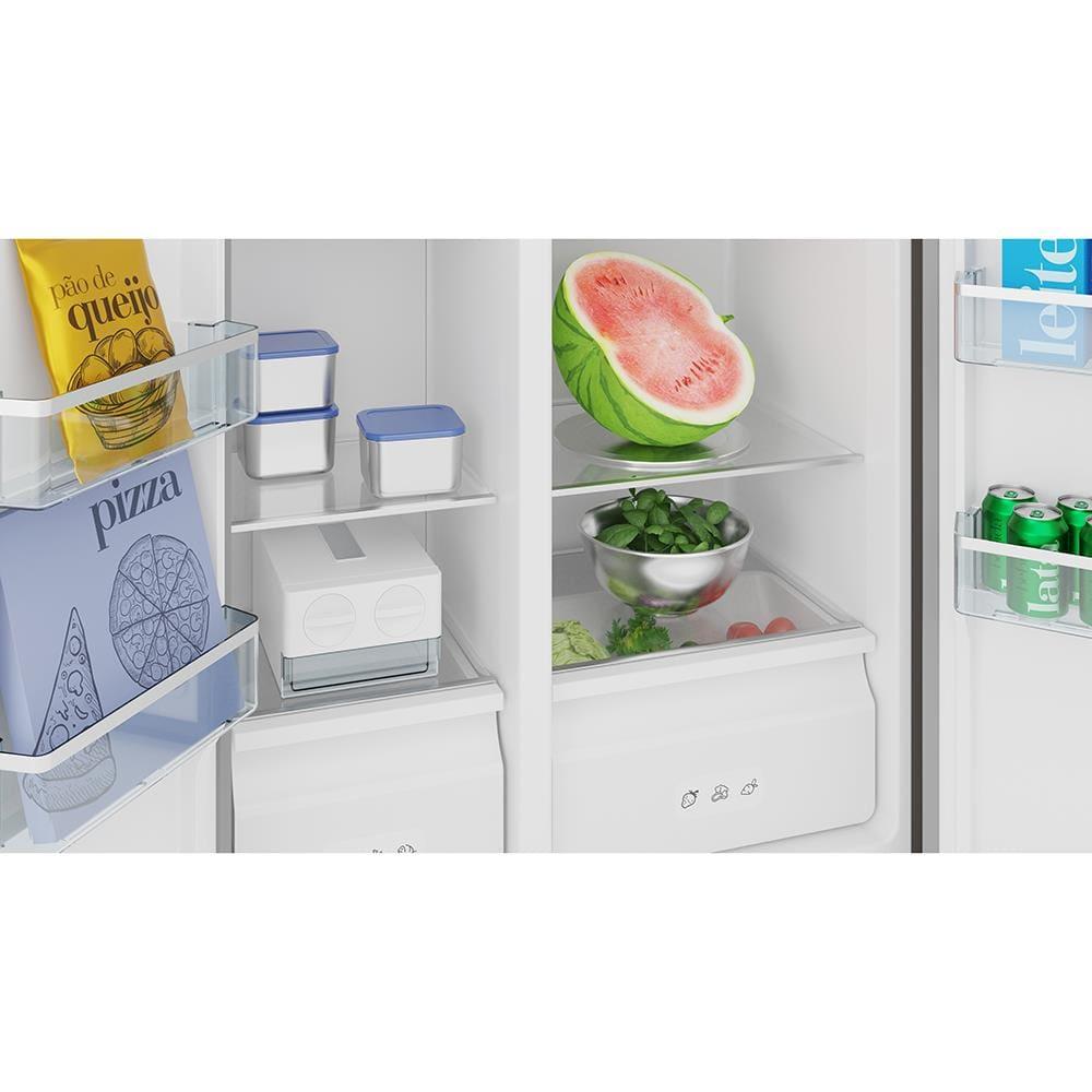 Geladeira Philco Side By Side PRF504I com Tecnologia Smart Cooling Inox – 489 Litros - 8