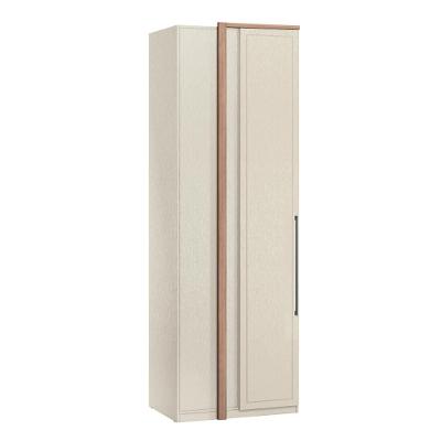 Armário Modulado de Canto Reto Toledo 1 Porta 2 Prateleiras – Areia/Wood