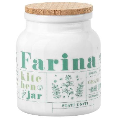 Pote de Vidro Temperado Luigi Bormioli Victoriana Farinha - 1L