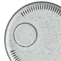 Conjunto de Xícaras de Chá Empilháveis com Pires Porto Brasil Titanium 6 peças - 230 ml - 3