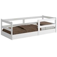 Cama Infantil Barreto Cercadinho Popy com Grade de Proteção - Branco - 2