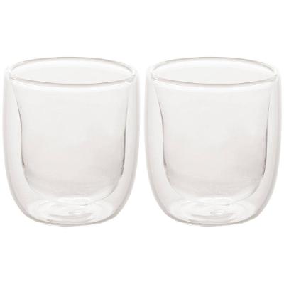 Conjunto de Copos para Café Wolff com Parede Dupla 100 ml - 2 Peças