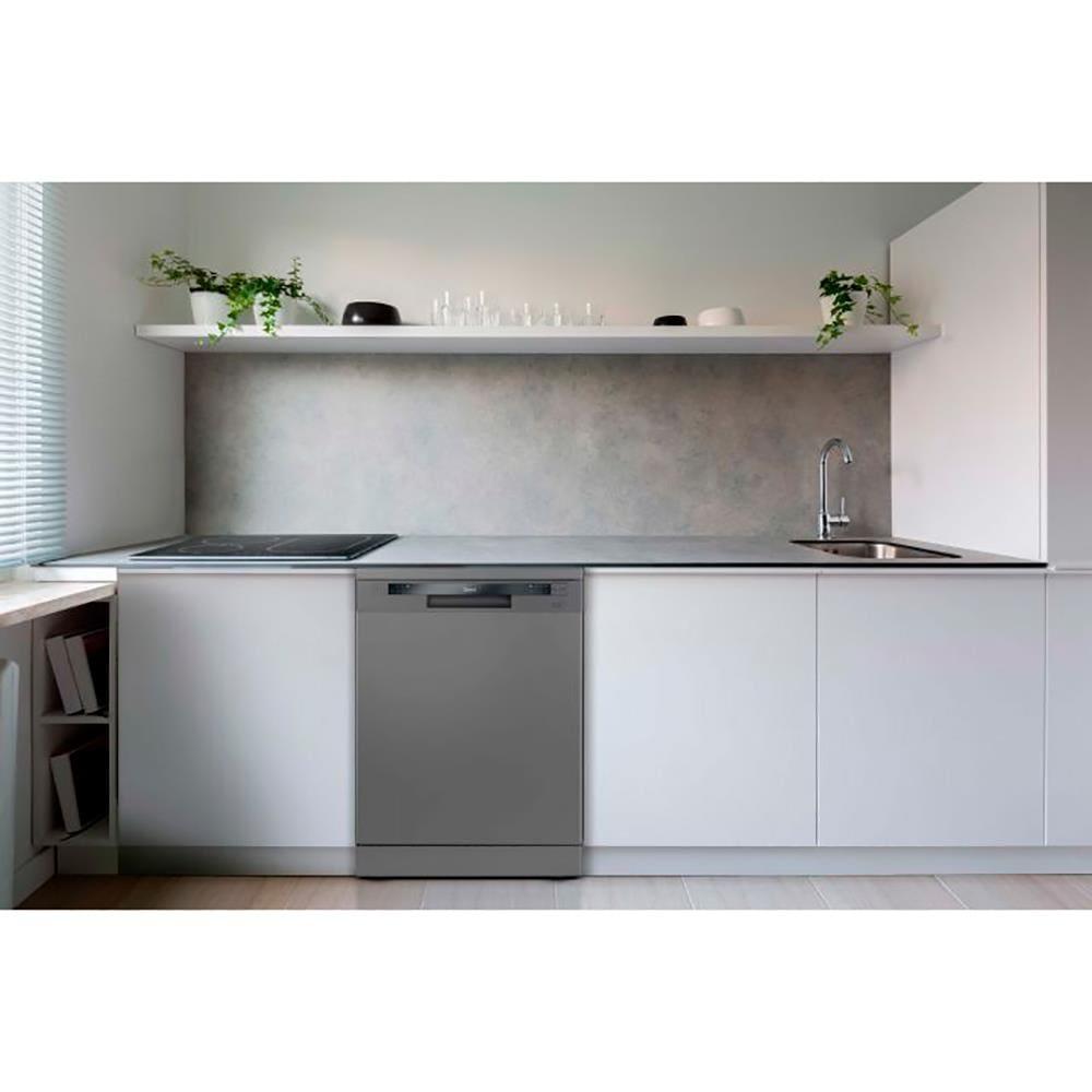 Lava-Louças Midea DWA14S 14 Serviços com Programa Vidro - Cinza - 8