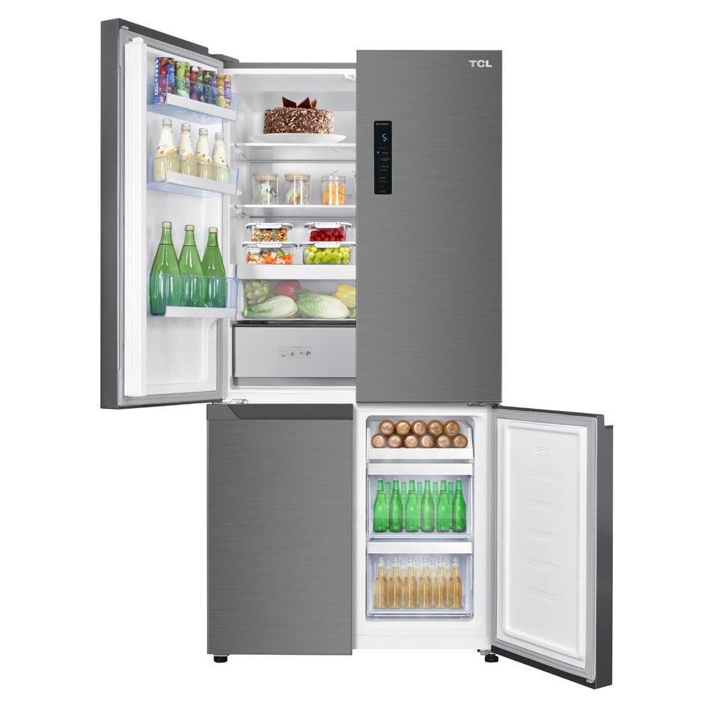 Geladeira TCL Multidoor C516CDN Inverter Frost Free Twin Eco Espaço Flex Metal Cooling Painel Digital com 4 Portas Inox - 516L - 3