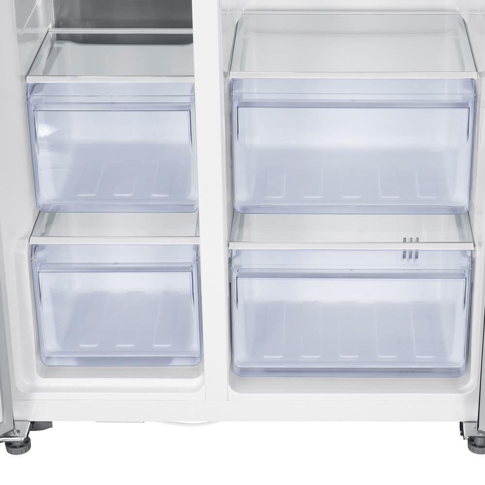 Geladeira TCL Side by Side C516SBIMN Twin Eco Inverter Frost Free Metal Cooling Painel Digital 2 Portas Inox 516L - 4