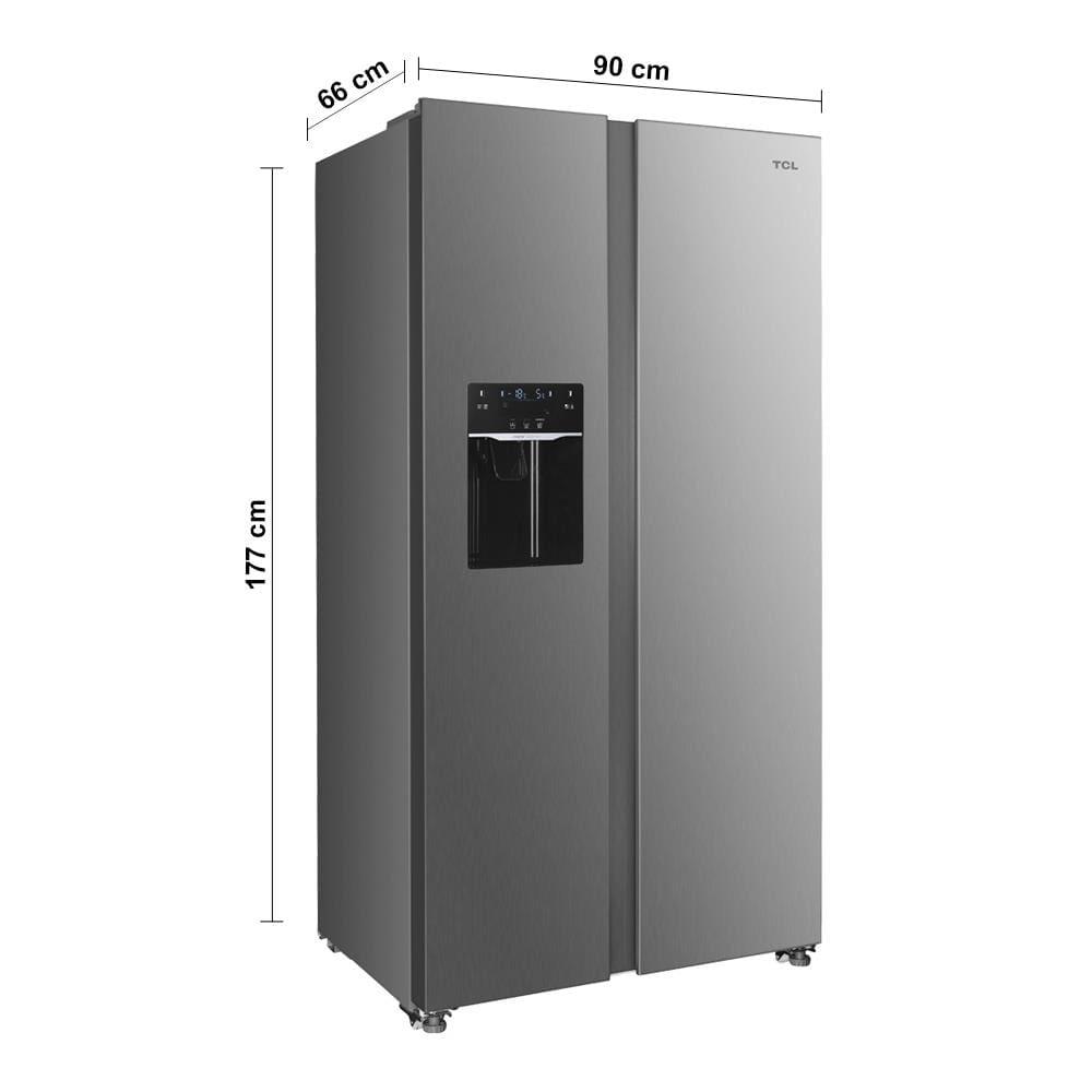 Geladeira TCL Side by Side C516SBIMN Twin Eco Inverter Frost Free Metal Cooling Painel Digital 2 Portas Inox 516L - 9