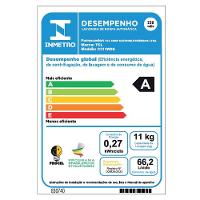 Lava e Seca TCL 11kg/7kg com Motor BLDC Inverter e Sistema Air Wash C311WDS - Prata