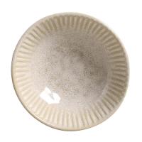 Conjunto de Cumbucas Porto Brasil Cerâmica Linhas Latte Bege 6 peças – 370 ml - 2