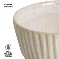 Conjunto de Ramequim Porto Brasil Linhas Latte com 6 Peças 170 ml - Bege - 6