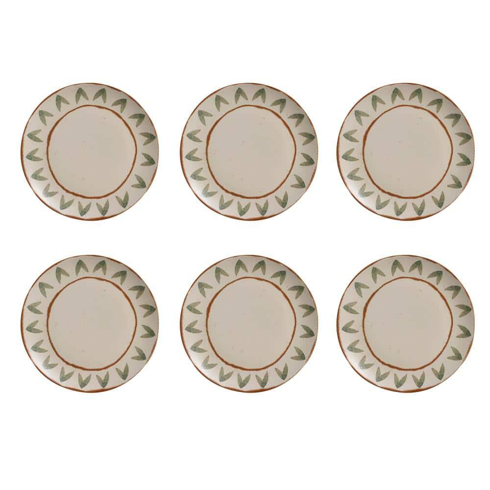 Conjunto de Pratos Rasos Porto Brasil Coup Magari com 6 Peças - Marrom - 1