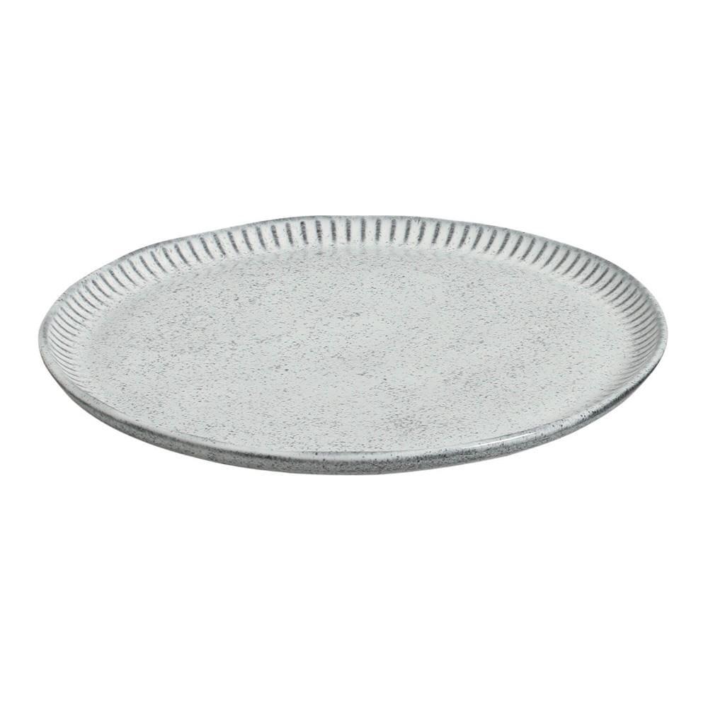 Conjunto de Pratos Rasos Porto Brasil Linhas Echo com 6 Peças - Branco - 3