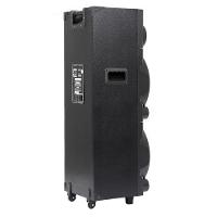 Torre de Som Amvox Titan Black ACA 1402 com Luz e Display em LED, 2 Woofers de 10", Bluetooth, Entradas USB, Card e Microfones 1400W - Bivolt - 5