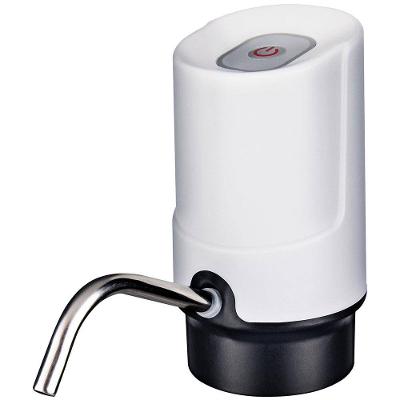 Bomba Elétrica para Galão de Água Euro Branca Encaixe Universal com Cabo USB e Mangueira de Silicone