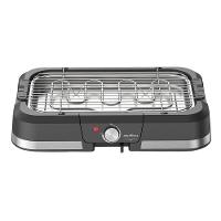 Churrasqueira Elétrica Britânia BCQ40 com Seletor de Temperatura e Revestimento Antiaderente – Preta e Inox - 1