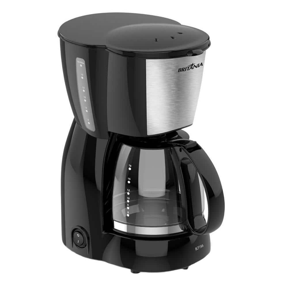 Cafeteira Elétrica Britânia BCF19 18 xícaras - Preto e Inox - 3
