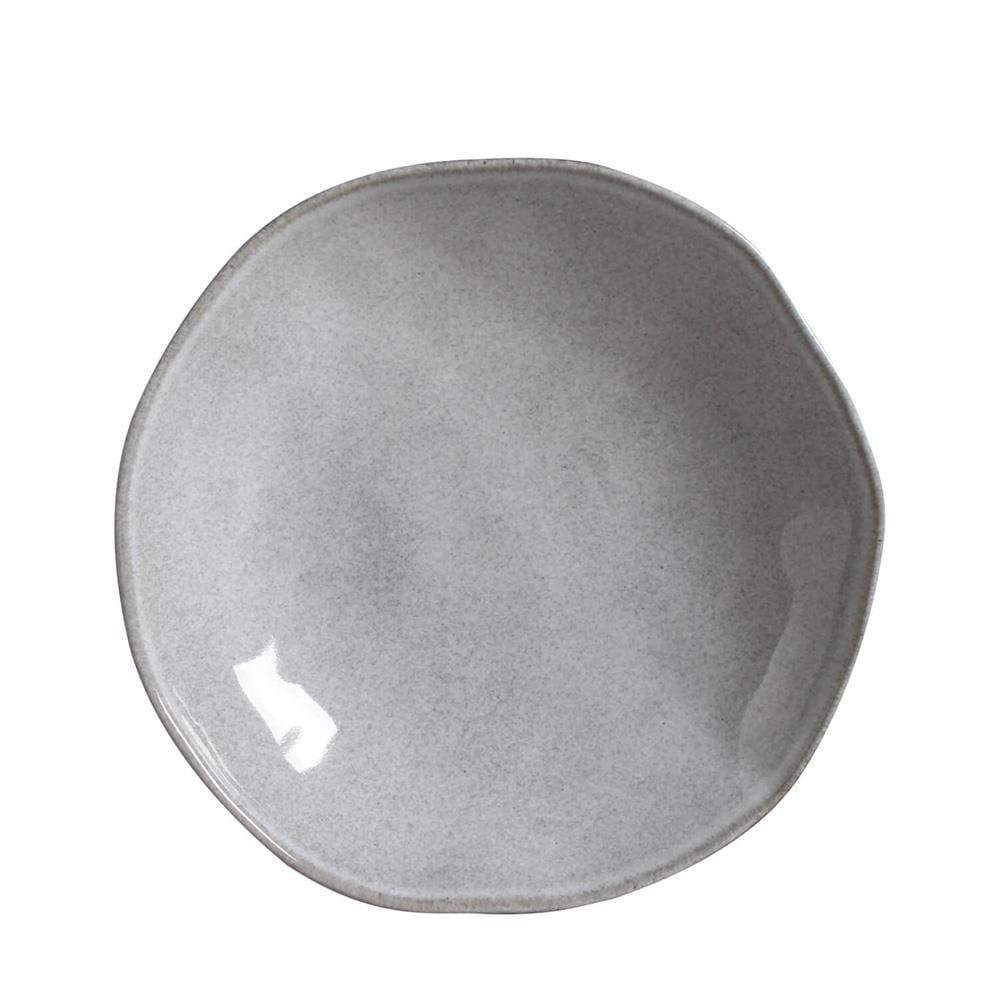 Conjunto de Pratos Fundos Porto Brasil Orgânico Concreto com 6 Peças - Cinza - 2