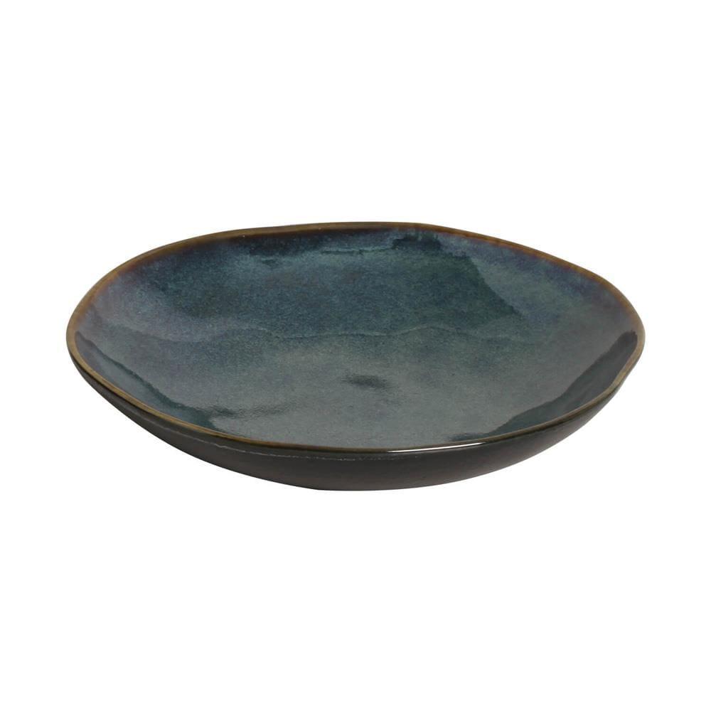 Conjunto de Pratos Fundos Porto Brasil Orgânico Oceano com 6 Peças - Azul - 3