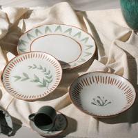 Conjunto de Pratos de Sobremesa Porto Brasil Coup Stone Magari com 6 peças - Estampado - 3