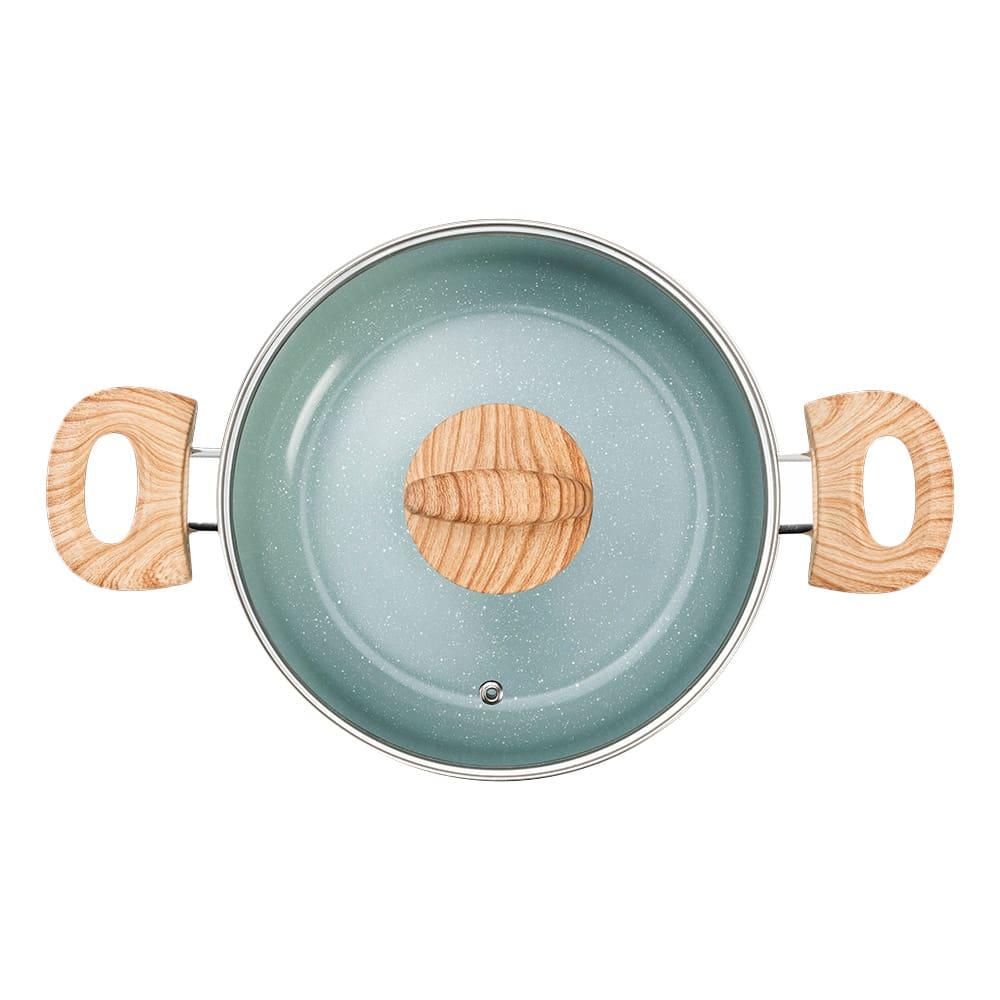 Conjunto de Panelas 5 Peças Brinox Botanika com Antiaderente Cerâmico - Verde - 6