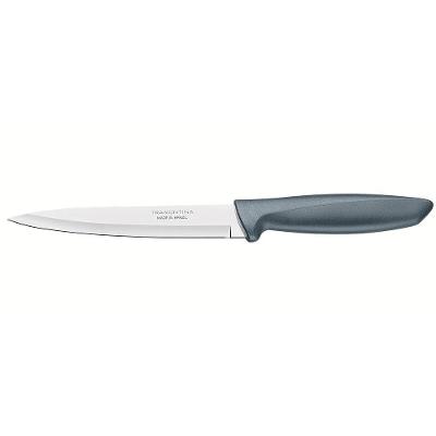Faca 6" Utility Tramontina Plenus em Aço Inox - Cinza