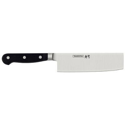 Faca 7" Nakiri Tramontina Sushi Gold em Aço Inox - Preta