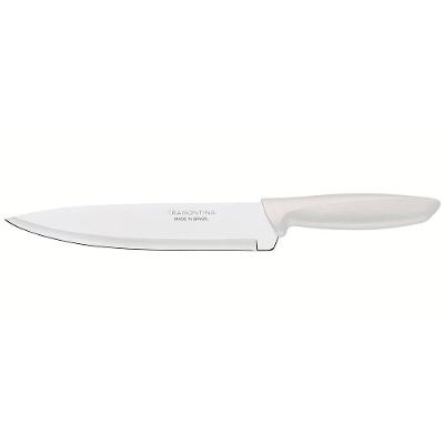 Faca 8" Chef Tramontina Plenus em Aço Inox - Off-White