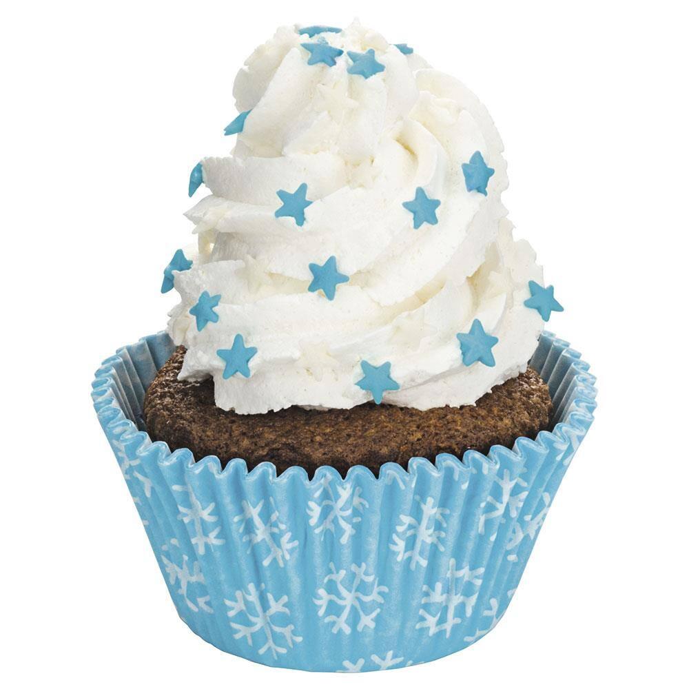 Conjunto de Formas para Cupcake 12 Peças Euro em Silicone Redondas - Vermelho - 4