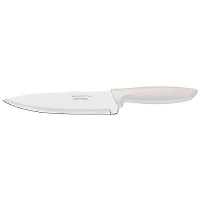 Faca 7" Chef Tramontina Plenus em Aço Inox - Off-White