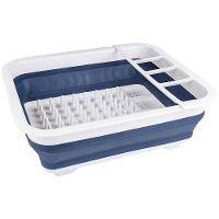 Escorredor de Pratos Retrátil Euro - Azul - 1