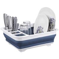 Escorredor de Pratos Retrátil Euro - Azul