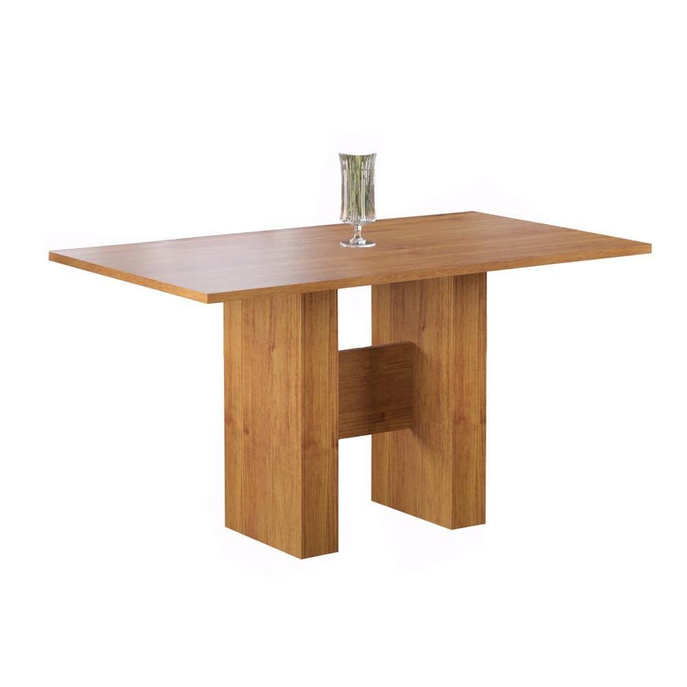 Mesa de Jantar Retangular Viero Carmen com 6 Cadeiras Estofadas e Revestidas em Veludo - 3