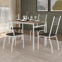 Mesa Retangular Fabone Sintra com 4 Cadeiras Estofadas - 1