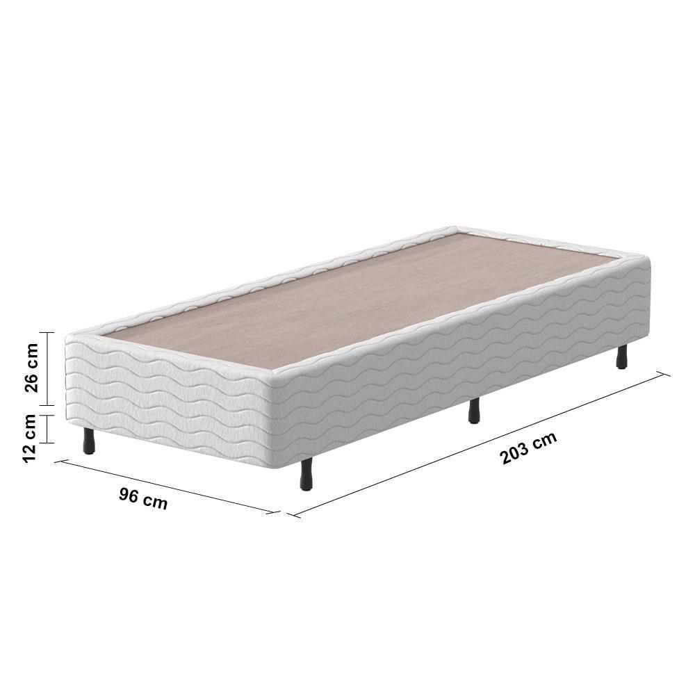 Base Box King Size Probel Amsterdã com 38 X 96 X 203 cm – Branco - 3