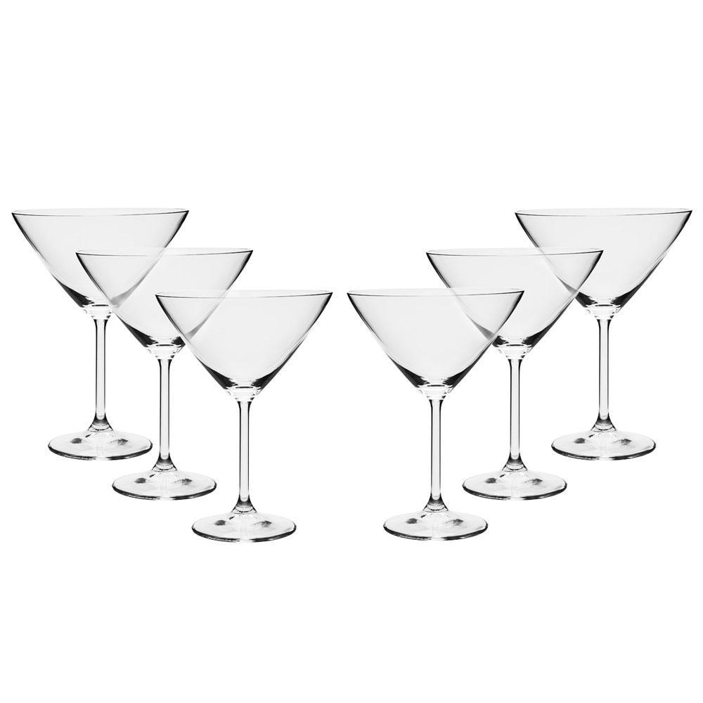 Conjunto de Taças para Martini Bohemia em Cristal 280 ml - 6 Peças - 1